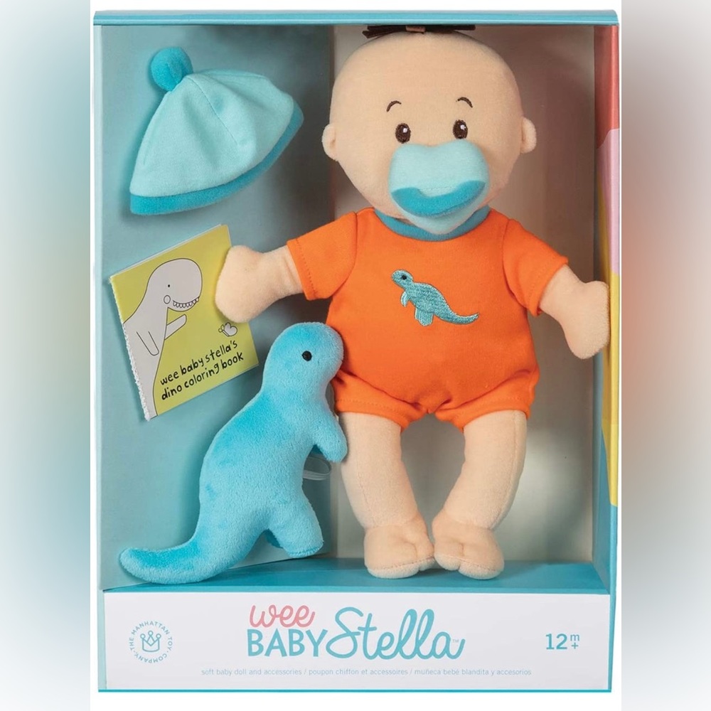 Wee Baby Stella Baby Tiny Dino Set.